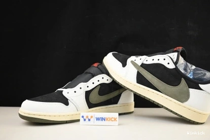 SCOTT Olive AIR JORDAN X TRAVIS OG 1 LOW DZ4137-106 0917